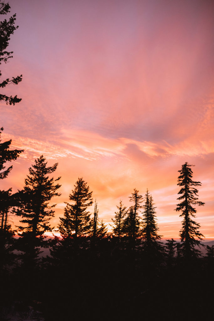 Sunset at Quartz Mountain, Mount Spokane State Park - SpokaneOutside.com